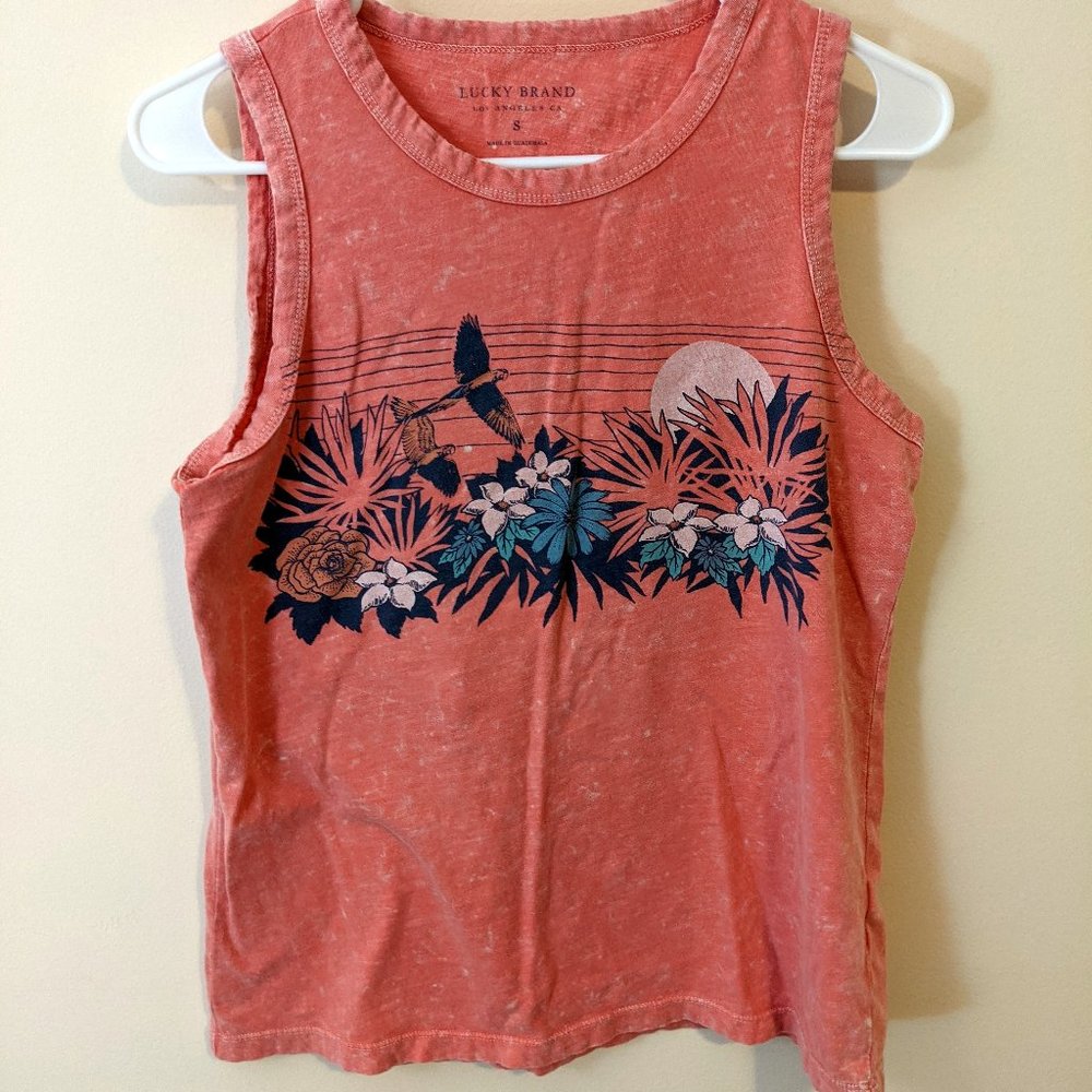 Lucky Brand Tropical Tank Top - Small